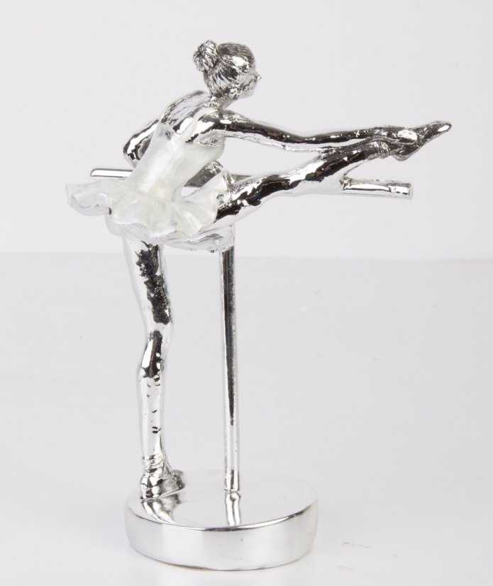 Figurka ozdoba baletnica na drążku